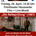 Film + Livemusik „Die Reifeprüfung“