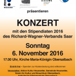 3. Stipendiatenkonzert des Richard-Wagner-Verbands Saar