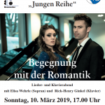 Begegnung mit der Romantik I mit Elisa Wehrle (Sopran) und Rick-Henry Ginkel (Klavier)