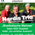 Open-Air Martinée mit dem Nardis-Trio