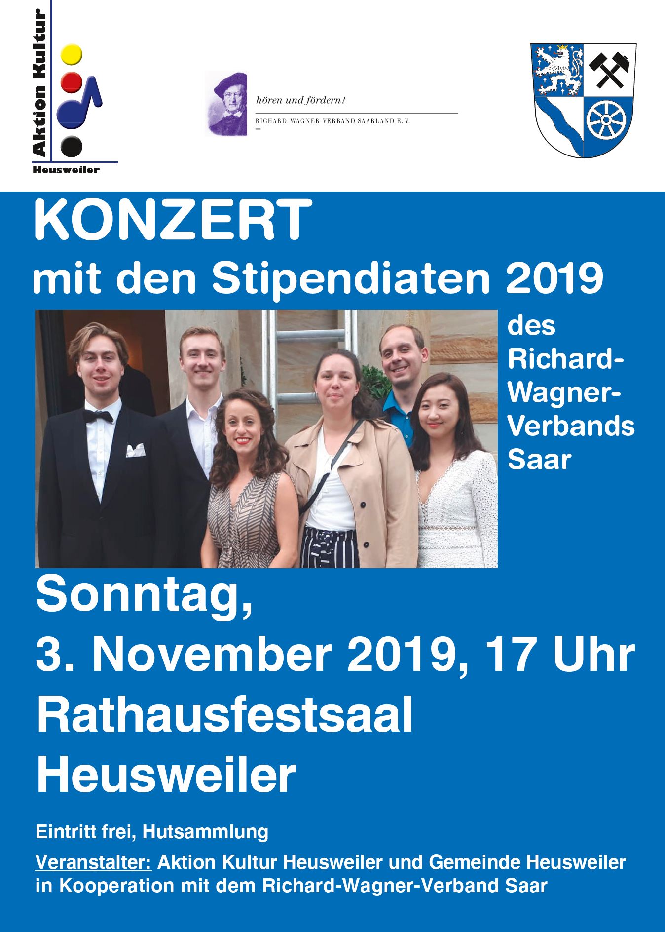 Stipendiatenkonzert in Kooperation mit dem Richard-Wagner-Verband Saar