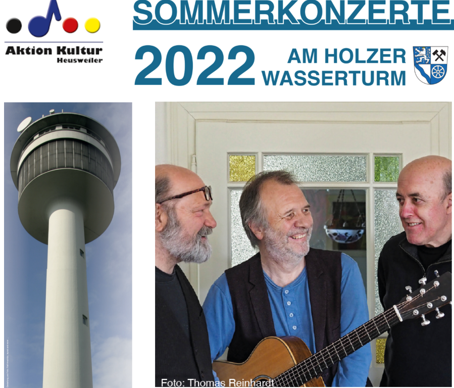 Sommerkonzerte 2022 - Smoke/Marx/Schreiner (SMS) – Große Songs, 3 Stimmen